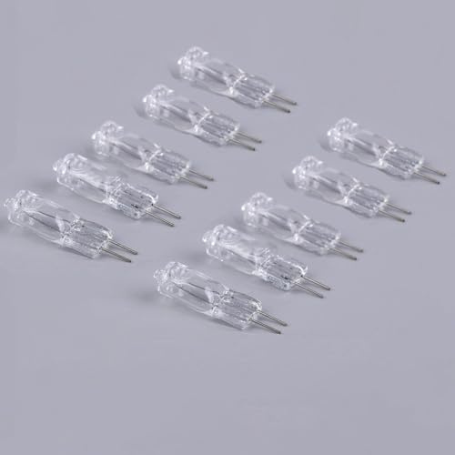 WOLTHID AC120V 35W G4 Bi-Pin Glühbirnen 220V 50W G4 Halogenlampen Warmweiß Halogenlampe für Unterschrankleuchten Deckenleuchten 10PCS 220V-50W
