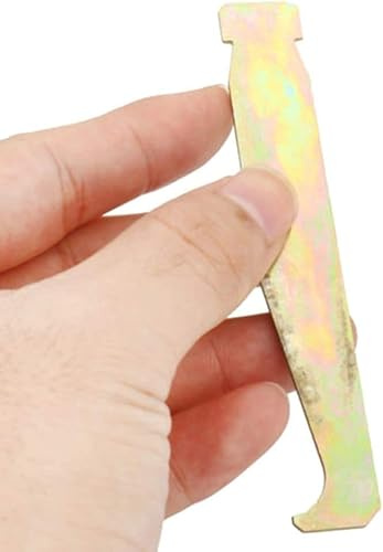 Zenarao 2PCS Professional Chainsaw Bar Groove Cleaner Kit - Heavy-Duty Carbon Steel Guide Rail Cleaning Tool for All Standard Chainsaws, Universal Chain Saw Maintenance Accessories (3.94x0.59 Inch)