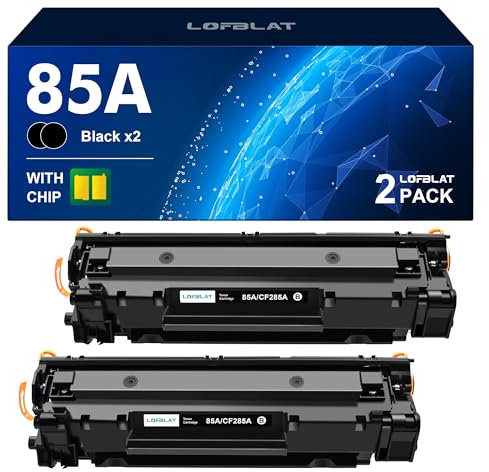 LOFBLAT 85A CE285A für Laserjet P1102W P1102 M1212NF M1132MFP M1217NFW Printer (2er-Pack)