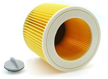 11.5 * 8 * 12cm 1/2/3pcs Filter Element Plastic Cartridge,Compatible For Karcher,WD WD2 WD3 Series Wet&Dry Vac Vacuum Cleaner(1PCS)