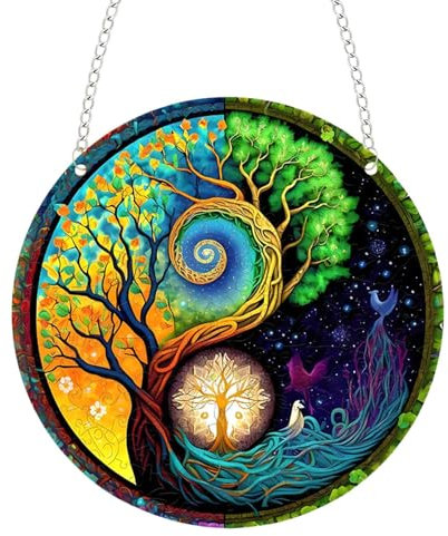 Decorazioni a forma di stella, elegante ornamento da appendere per la casa e decorazione floreale per feste (B, 15 cm)