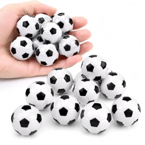 Milisten Mini Soccer Balls 0.91 Inch Football Model Set of 12 for Dollhouse Miniature Sports Decor Accessories