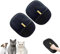 2 Stück Fellmagnet Handschuhe, Wiederverwendbar, Tierhaarentfernungshandschuh für Katzen & Hunde, Atmungsaktive Haustierhaarentferner an Sofa & Kleidung