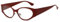 GGYTMQL Modische Damen-Sonnenbrille, Retro-Sonnenbrille, rot, Einheitsgröße