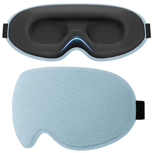 Gritin 100% Blackout Sleep Eye Masks for Sleeping-Ultra Soft Comfortable