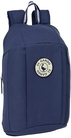 safta El GANSO JEANS Mini-Rucksack für den täglichen Gebrauch, ideal für Kinder verschiedener Altersgruppen, bequem und vielseitig, Qualität und Widerstandsfähigkeit, 22 x 10 x 39 cm