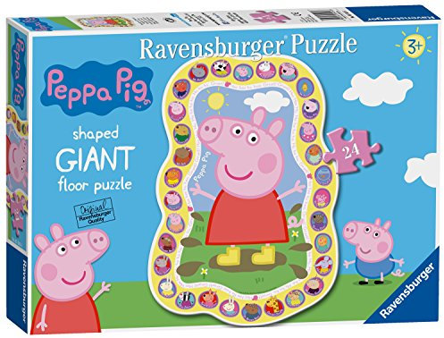 Ravensburger Peppa Pig 24-teiliges riesiges Bodenpuzzle für Kinder ab 3 Jahren – Lernspielzeug für Kleinkinder