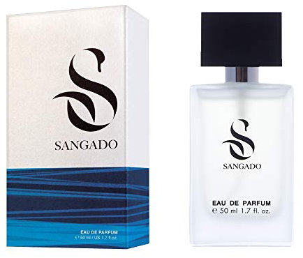 SANGADO Casanova Parfüm für Herren, 8-10 Stunden Langanhaltend, Luxuriös duftend, Aromatisches Würziges, Zarte französische Essenszen, Extra-konzentriert (Eau de Parfum), 50ml Spray