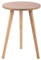 CLP Beistelltisch Kolding I Telefontisch Mit MDF Tischplatte I Couchtisch Mit Kautschukholzgestell, Farbe:Natur, Größe:40 cm