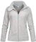 Geographical Norway Upaline Lady - Fleece Fine Frauen Warm Fermetur Zip - Jacke Herbst Winter Frühling Warm Frauen - Long Sleeve Pullover Pelz Weich Komfort Outdoor (Hellgrau L-Größe 3)