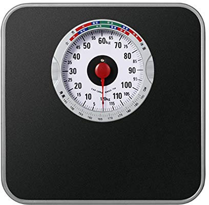 Mechanische Personenwaage, physikalische mechanische Waage, Gesundheitsmedizinische Waage, Körperwaage, großes analoges Zifferblatt, 120 kg Tragkraft, Geeignet für Haushalt, Schule, Krankenhaus