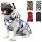 Etechydra Winter Hundejacke with Abnehmbarem Hut, Hundemantel Wasserdicht Reflektierend Hund Mantel Warme Hoodie Fleece Welpenmantel, Jacken für Kleine Mittlerer Große Hunde, Weiß, S