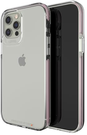 Gear 4 702006164 Piccadilly - Compatible with iPhone 12 Pro Max - Advanced Impact Protection with Integrated D3O Technology, Anti-Yellowing, Phone Cover - Rose Gold