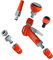 Siroflex 4615/AS Set de pistolet arrosage polyvalents Made in Italy | Raccords pour tuyaux arrosage jardin | Pistolet jardin compatible avec tous les raccords rapides | Kit d'irrigation jardin