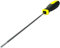 AERZETIX - C45958 - Feile zum Schärfen der Kettensäge ∅4.5mm Rundstahl - Länge 155mm - Schärfzubehör für Holzfäller/Schreiner - Bi-Material-Griff - Hohlkehle/Schärfer