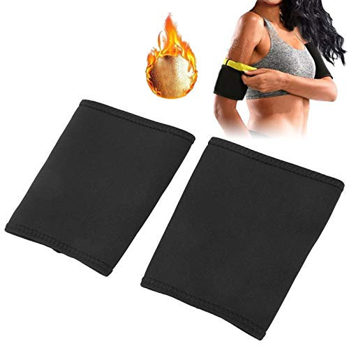 Zyyini 2 Piezas de Mangas de Brazo adelgazantes, compresión elástica de Brazo, envolturas de Brazo adelgazantes Manga de compresión de Brazo Neopreno envolturas Moldeadoras de Brazo Adelgazante(L-L.)