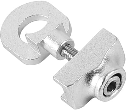 tooloflife Kettenzug Spanner, Einsteller, Befestigungsbolzen-Set, Aluminiumlegierung, Speed Bike Kettenspanner (weiß)