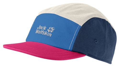 Jack Wolfskin Kids Nature 5 Panel Cap Blau - Robuste coole Kinder Schirmmütze, Größe One Size - Farbe Orchid