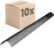INEFA 10x Laubschutzgitter Dachrinnen Laubschutz, PVC 83mm, 2m, Schwarz Laubfang Dachrinnenabdeckung Dachrinnenzubehör Made in Germany