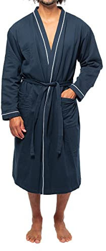 AMMANN - Morgenmantel Organic Cotton - Herren - Bademantel - Sweat - 100% Baumwolle