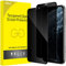 JETech Sichtschutz Full Screen für iPhone 11 Pro Max/XS Max 6,5 Zoll, Anti-Spy Panzer Schutz Glas Folie Schutzfolie, Kante zu Kante Displayschutz Hat Keinen Einfluss auf die Hülle, 2 Stück