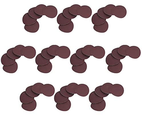 75mm (3in) Twist Button Abrasive Sanding Flap Discs Pads Belts 120 Fine Grit 50pk