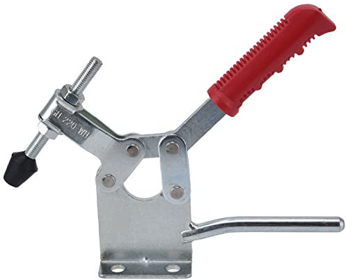 Morsetto a levetta per utensili manuali, Morsetto di tenuta, Morsetto a levetta per utensili manuali Potenza di serraggio 400 kg Manico in plastica Morsetto a doppia maniglia per l'installazione di at