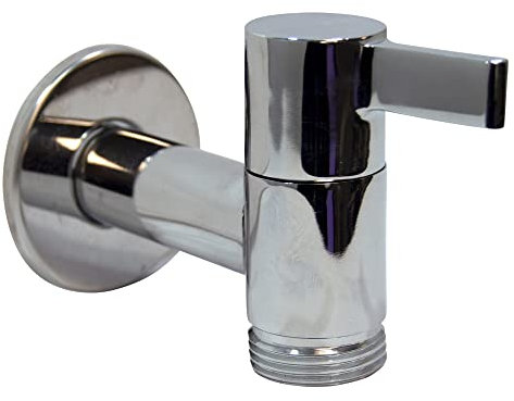 S&M 590252 Robinet de jardin design ECOTAP ½ en laiton chromé avec aérateur