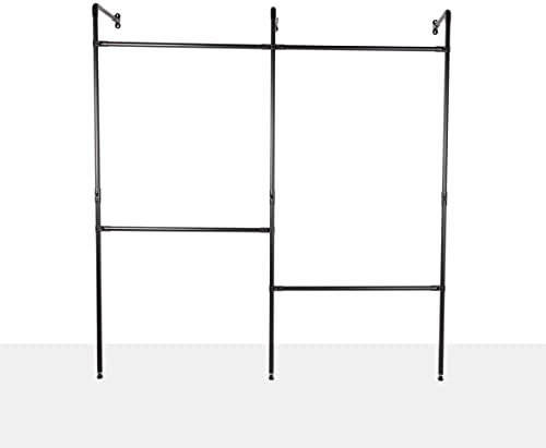Kleiderstangen System für begehbarer Kleiderschrank (2-fach)