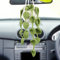 Crochet Hanging Plants, Beautiful Soft Car Crochet Pendant Long Fashionable Hanging Car Crochet Pendant for Men & Women Car Rear View Mirror Hanging Accessories Car Ornament