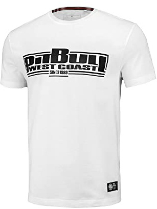 PITBULL - Herren T-Shirt Classic Boxing, Schlanker Schnitt T Shirt Herren, Klassisches Herren T Shirt, Baumwoll Tshirt Herren, Rundhalsausschnitt Männer T-Shirt