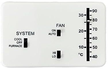 Thermostat Camping-Car, Panneau Thermostat Camping-Car Thermostat RV Prise Thermostat Analogique avec Contrôleur Température 3106995.032 12VDC Nice Thermostat RV, Refroidisseur/Four Uniquement