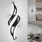 LED Wandleuchte Innen, 22W Wandlampe,Modern Innenwandleuchte,6000K kaltweiß Wandbeleuchtung,Up Down Innenleuchte Wandlichter,gebogene Design wandleuchten für Wohnzimmer Schlafzimmer Treppenhaus Flur