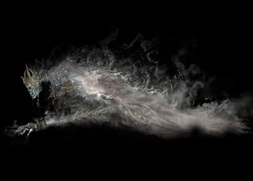 Displate Dark Souls Metal Poster Magnetische Befestigung Offiziell Lizenziert Bilder High Lord Wolnir Poster 32x45cm