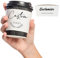 Sancak Personalised Disposable Cup Sleeves, White Paper Coffee Cup Sleeves for Events, Gift, Party, Wedding, Baby Shower, Anniversary, Engagement