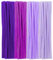 100 Stück Pfeifenreiniger, Violett Serie Pfeifenreiniger Chenilledraht 30cm, Pfeifenputzerdraht für Handwerk DIY Craft Projekte Chenilledraht Biegeplüsch zum Basteln und Dekorieren Pipe cleaner purple