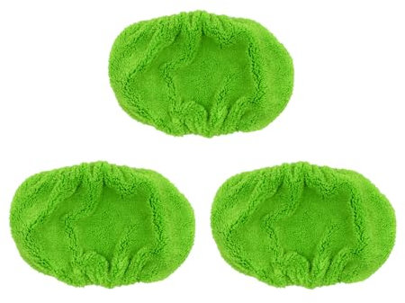 DHWEKU 3 Pièces Lingettes Reutilisable Lingettes Humides, Housse de Rechange pour Utilisation Humide et Sèche Recharge, Lavables Mop de Chiffons de Rechang