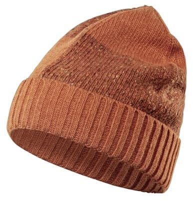 FALKE Unisex Beanie-Mütze Rustique U Be Wolle schnelltrocknend warm 1 Stück, Orange Carrot Melange 8932, OneSize