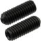 AERZETIX - C76093 - Lot de 10 Vis de blocage serrage sans tête M6X16 mm à bout concave cuvette 6 pans creux - en acier - couleur noir