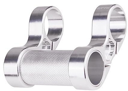 CORHAD Faltrad-lenkerständer Modifizierter Vorbau Doppellenker Für S95 412 Ausgehöhlte Stange Silberfarbenes Finish