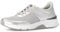 Gabor Damen Low-Top Sneaker, Frauen Halbschuhe,schnürschuhe,schnürer,straßenschuhe,Strassenschuhe,Sportschuhe,Silber,36 EU / 3.5 UK