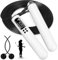 Skipping Rope Kalorienzähler,einstellbares Springseil mit Kugellager und rutschfesten Griffen - schnurloses Springseil für Workout, Fitness, Boxen für Männer, Frauen, Kinde,Springseil mit zähler