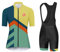 UGLY FROG Hu73 Radtrikot Set Damen Fahrrad Trikot Kurzarm Radhose Mit 9D Sitzpolster, Atmungsaktiv Fahrrad Anzug Für Radfahren MTB