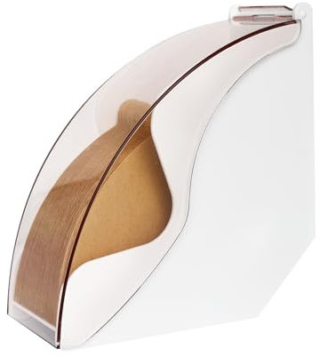 Support de filtre à café pour organisateur et accessoires de station de café (blanc)