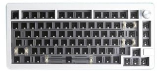 QPSJXN Customizable 75 Percent Layout Gasket Structure Keyboard With CNC Aluminum Case And Hotswap Sockets Compatible With Via