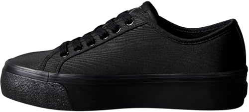 Calvin Klein Damen Vulc Flatform Lace Up Moire Yw0yw02012 Low Top
