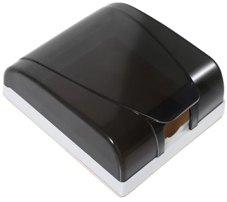DIYEAH Cache Prises Électriques Étanches Boîtier de Protection Transparent Autocollant pour Salles de Bain