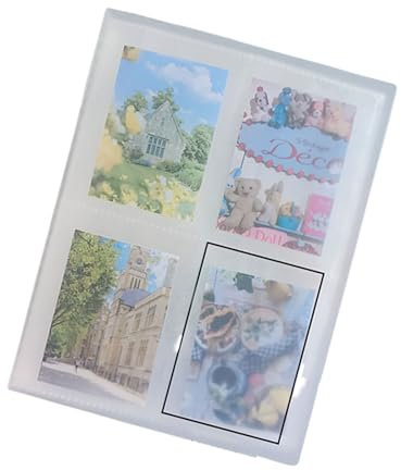 Album fotografico tascabile da 84/80/160 scomparti, 7,6 cm, resistente all'acqua, organizer per carte fotografiche per ufficio e scuola