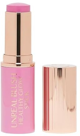 Charlotte Tilbury | Unreal Blush Healthy Glow Stick | 9g | Pretty Glow | Creamy Glow Blush Stick - Buildable & Blendable Color up to 8HR Wear - Easy-to-use Formula For Lips & Cheeks