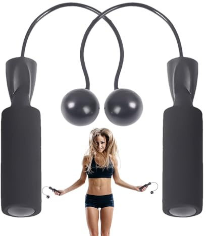 Cuerda De Saltar Sin Cable Para Hombre - Cuerda Para Saltar Inalámbrica De Entrenamiento - Equipo De Gimnasio Con Bolas Giratorias 360° Para Cardio Y Velocidad